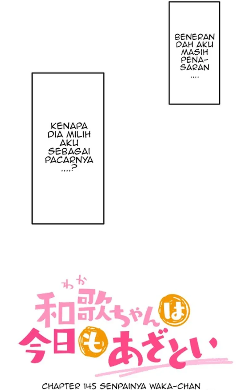 Halaman 3 — Waka-chan Is Flirty Again Chapter 145