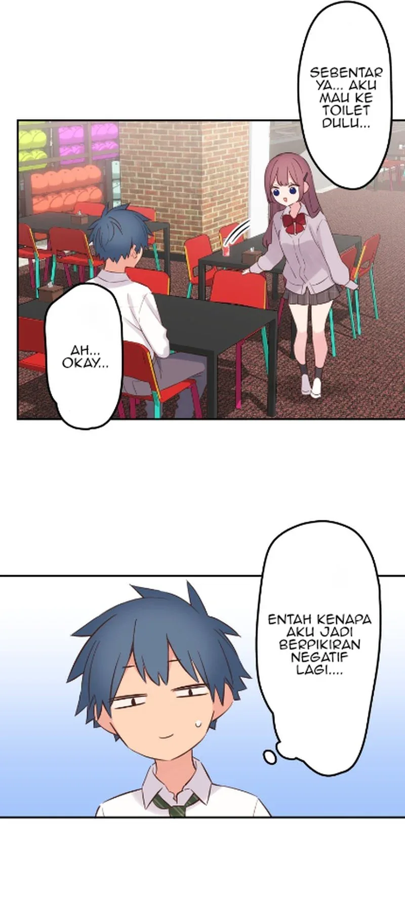 Halaman 4 — Waka-chan Is Flirty Again Chapter 145