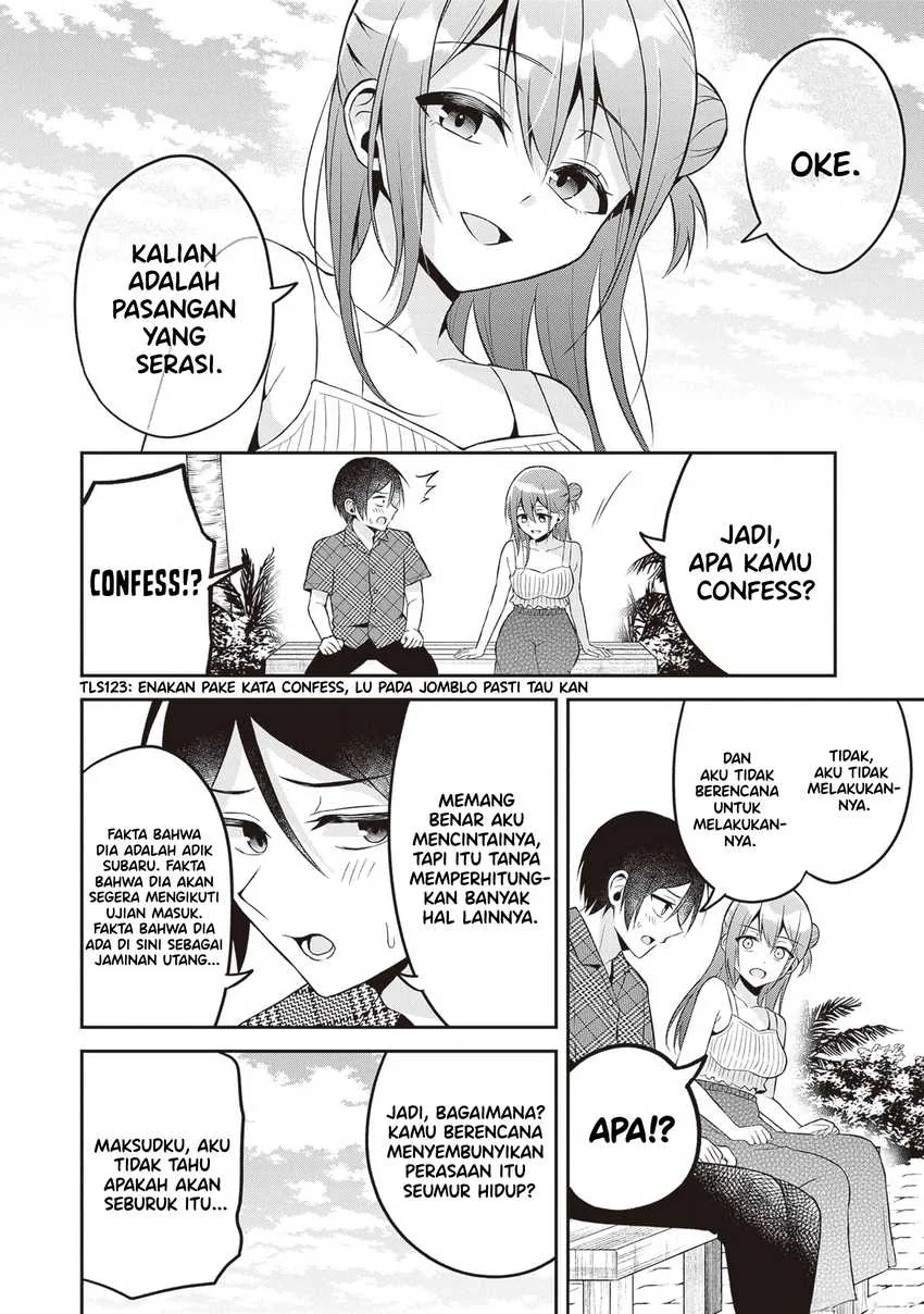 Halaman 14 — Yuujin ni 500-en Kashitara Shakkin no Kata ni Imouto wo Yokoshitekita no dakeredo, Ore wa Ittai Dousureba Ii n darou Chapter 13