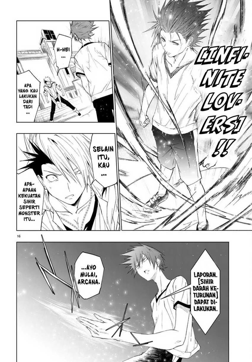 Halaman 16 — Maou Gakuen no Hangyakusha: Jinrui Hatsu no Maou Kouhou, Kenzoku Shoujo to Ouza wo Mezashite Nariagaru Chapter 43