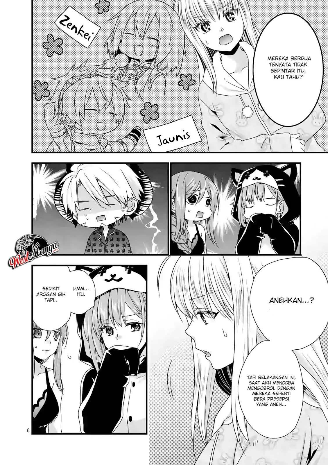 Halaman 6 — Maou desu. Onna Yuusha no Hahaoya to Saikon shita node, Onna Yuusha ga Giri no Musume ni Narimashita. @comic Chapter 21