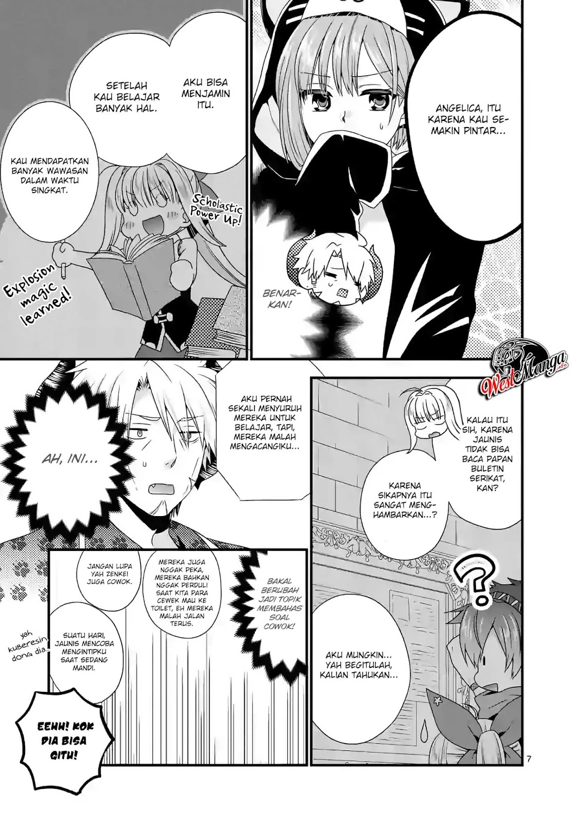 Halaman 7 — Maou desu. Onna Yuusha no Hahaoya to Saikon shita node, Onna Yuusha ga Giri no Musume ni Narimashita. @comic Chapter 21