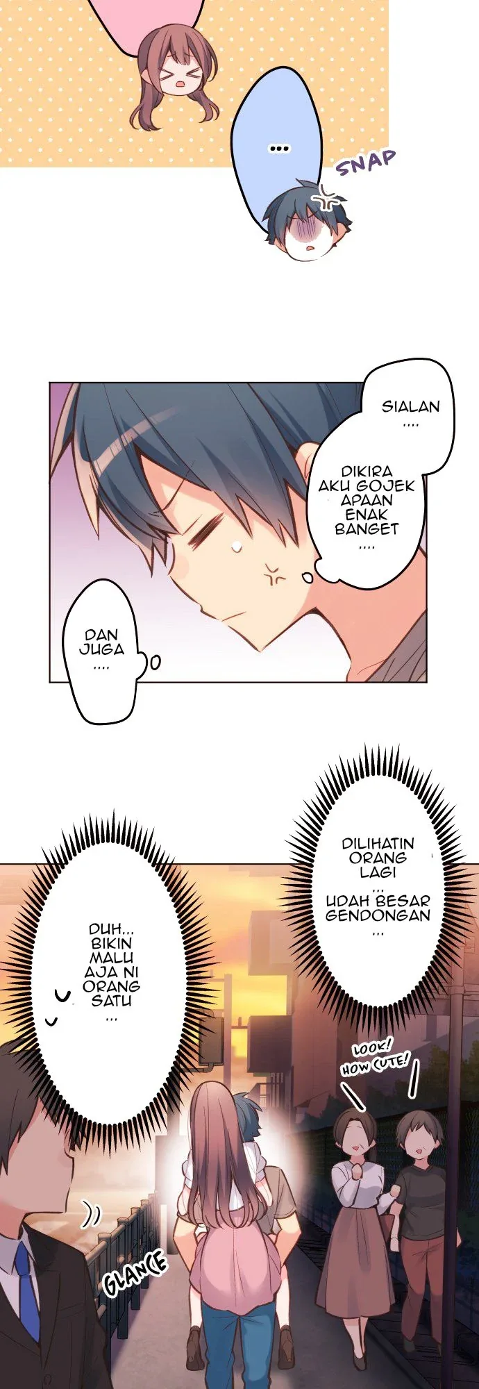 Halaman 6 — Waka-chan Is Flirty Again Chapter 25