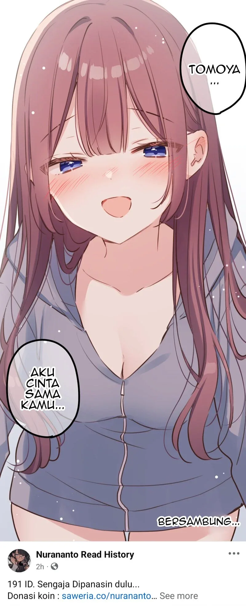Halaman 34 — Waka-chan Is Flirty Again Chapter 190