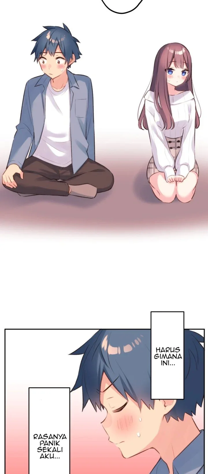 Halaman 4 — Waka-chan Is Flirty Again Chapter 92
