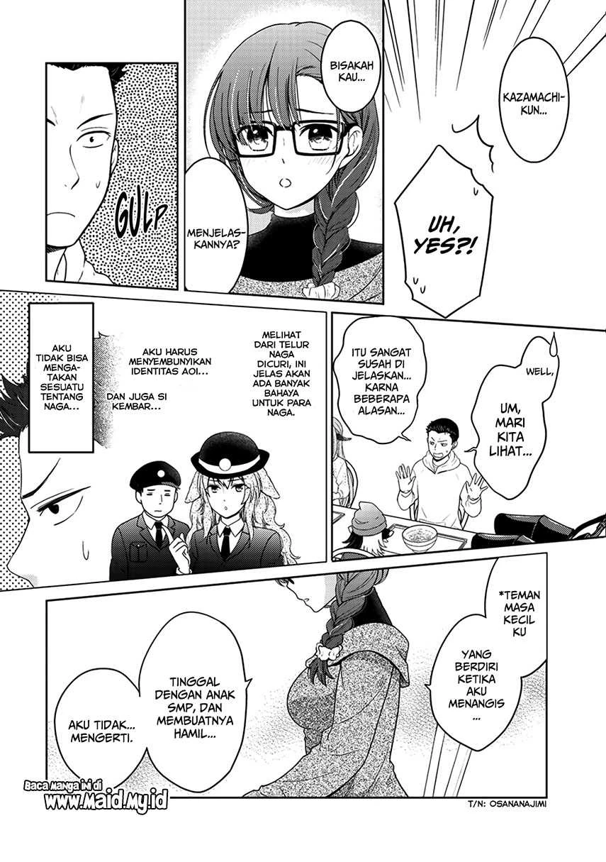 Halaman 7 — Kitaku Tochuu de Yome to Musume ga Dekita n dakedo, Dragon datta. Chapter 6