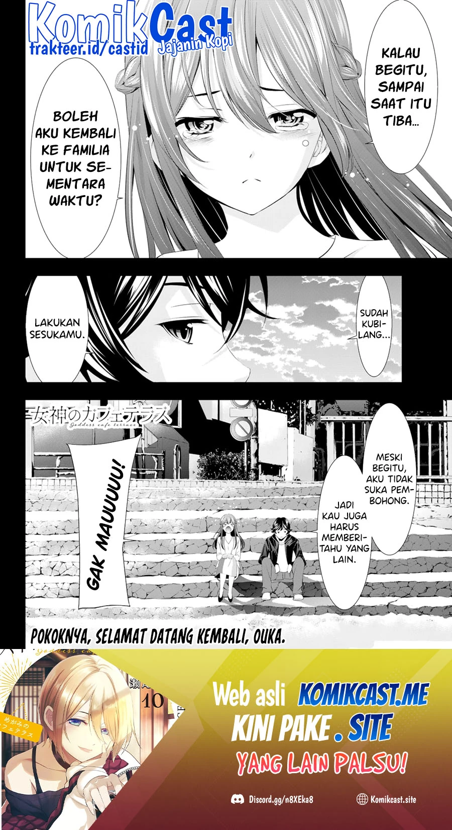 Halaman 21 — Megami no Café Terrace Chapter 100