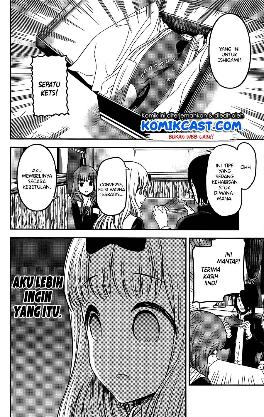 Halaman 7 — Kaguya-sama wa Kokurasetai: Tensai-tachi no Renai Zunousen Chapter 200