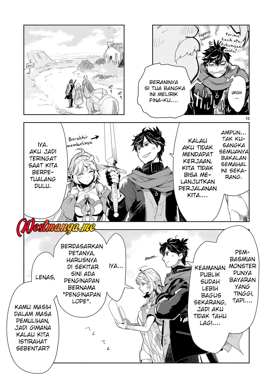 Halaman 11 — Elf-zuma to Hajimeru Yuukyuu no Tabi: Densetsu no Yuusha, Aisuru Elf to Tomo ni 100-nen Mae ni Sukutta Sekai wo Tabisuru Chapter 2