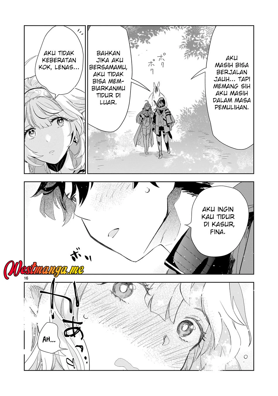 Halaman 12 — Elf-zuma to Hajimeru Yuukyuu no Tabi: Densetsu no Yuusha, Aisuru Elf to Tomo ni 100-nen Mae ni Sukutta Sekai wo Tabisuru Chapter 2