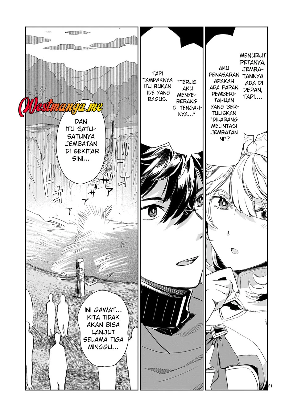 Halaman 17 — Elf-zuma to Hajimeru Yuukyuu no Tabi: Densetsu no Yuusha, Aisuru Elf to Tomo ni 100-nen Mae ni Sukutta Sekai wo Tabisuru Chapter 2