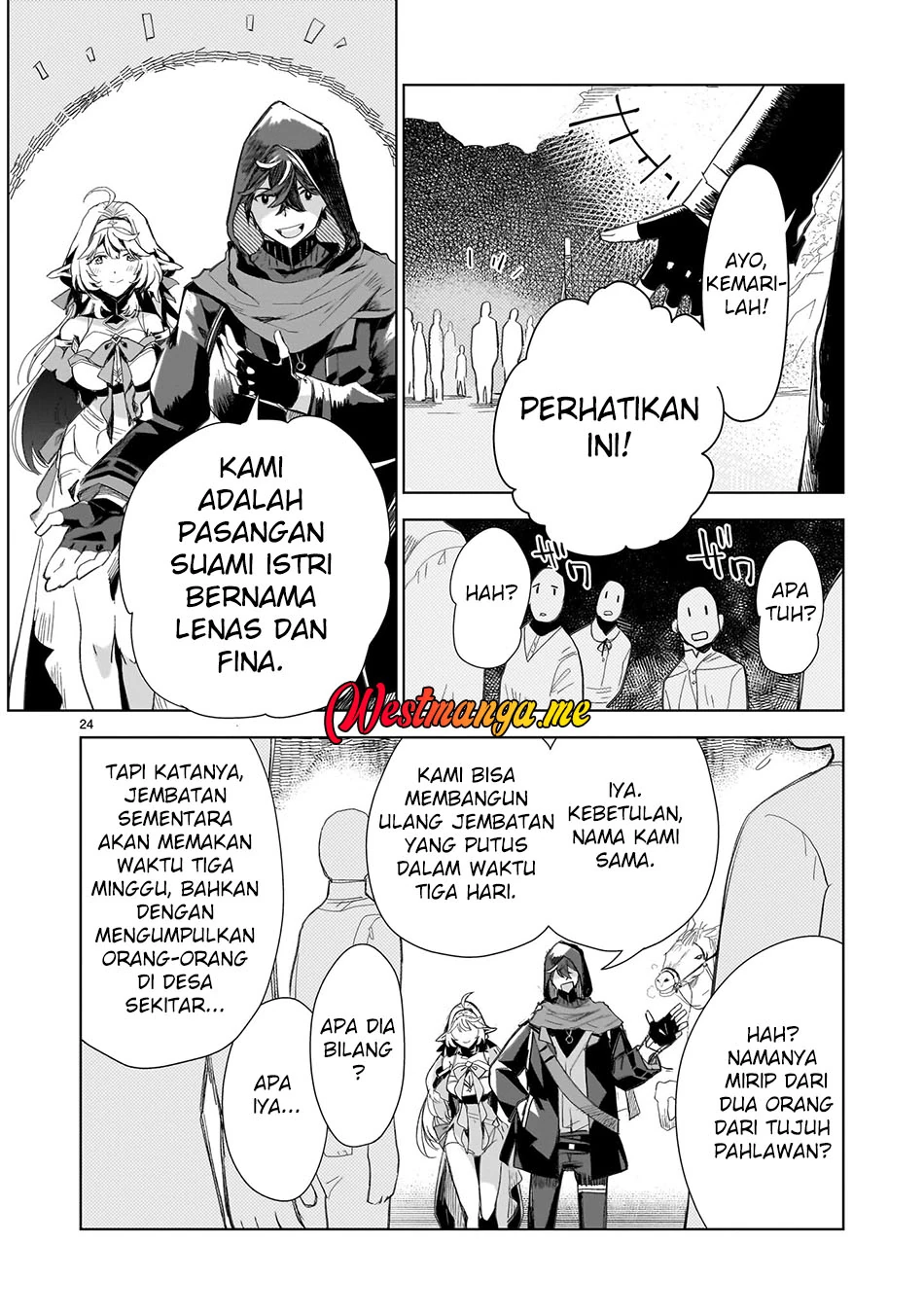 Halaman 20 — Elf-zuma to Hajimeru Yuukyuu no Tabi: Densetsu no Yuusha, Aisuru Elf to Tomo ni 100-nen Mae ni Sukutta Sekai wo Tabisuru Chapter 2