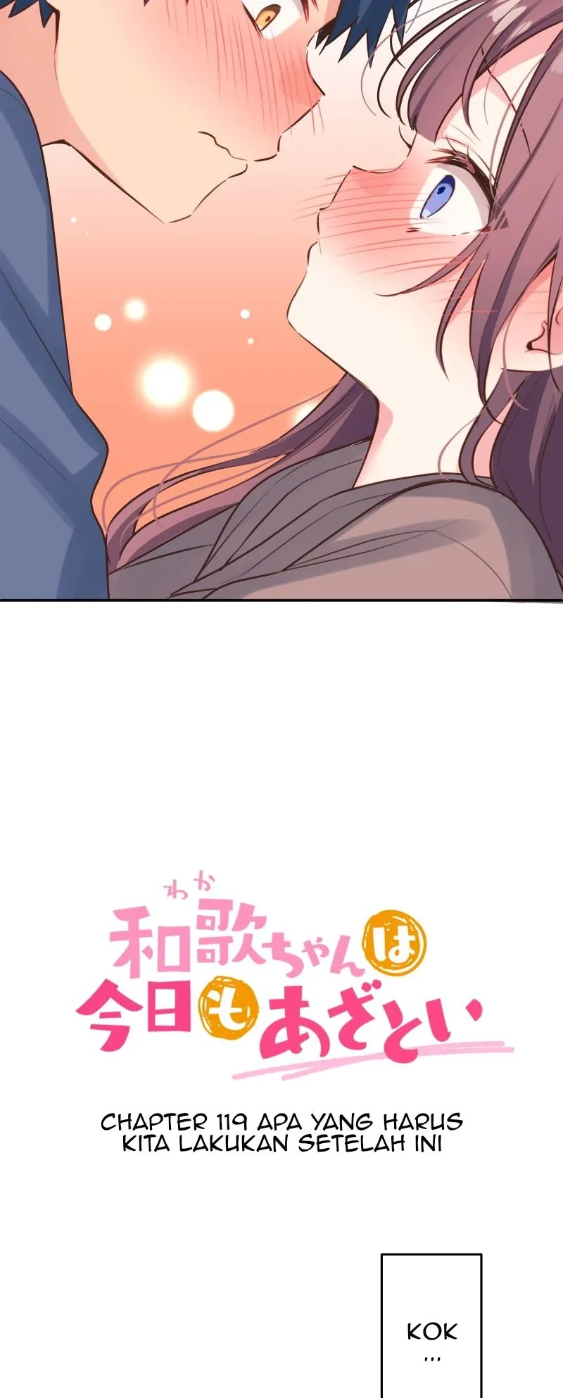 Halaman 3 — Waka-chan Is Flirty Again Chapter 119