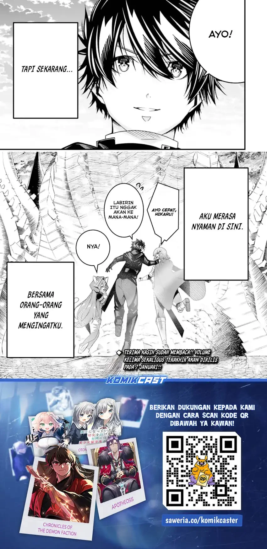 Halaman 24 — Ore ni wa Kono Kuragari ga Kokochi Yokatta: Zetsubou kara Hajimaru Isekai Seikatsu, Kami no Kimagure de Kyousei Haishinchuu Chapter 36