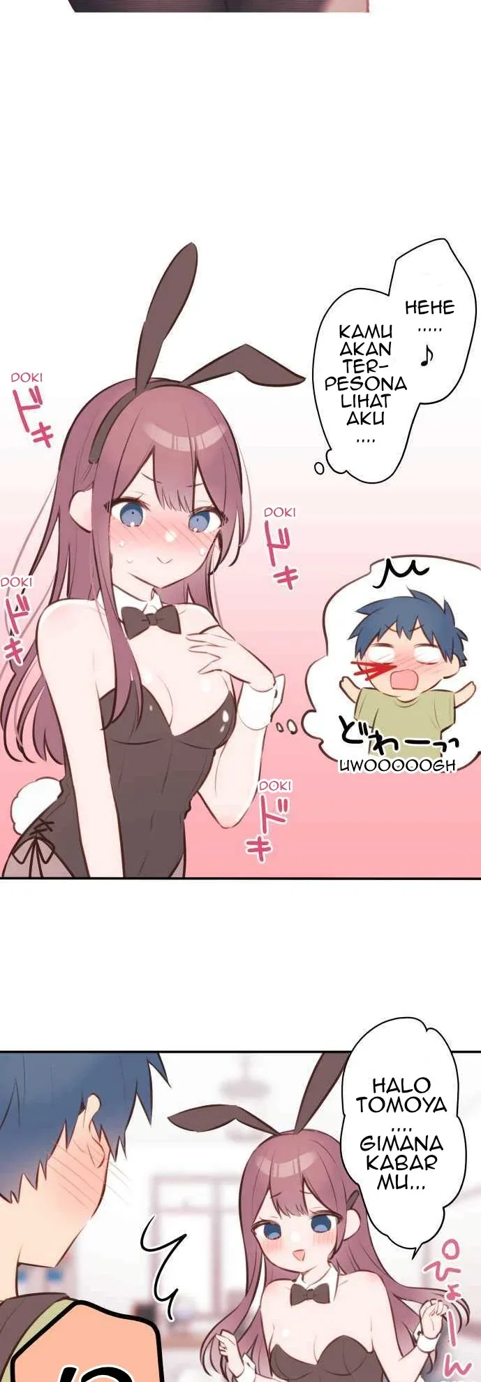 Halaman 3 — Waka-chan Is Flirty Again Chapter 58.5