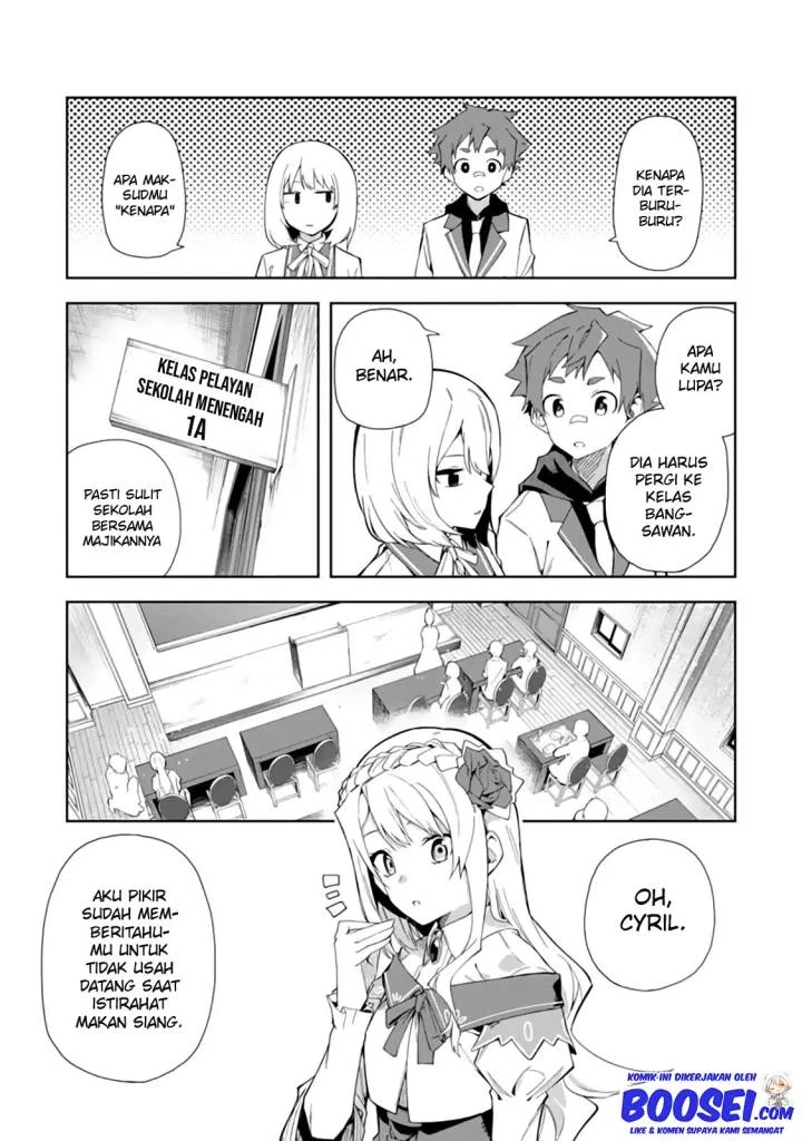 Halaman 4 — Akuyaku Reijou no Shitsuji-sama: Hametsu Flag wa Ore ga Tsubusasete Itadakimasu Chapter 7