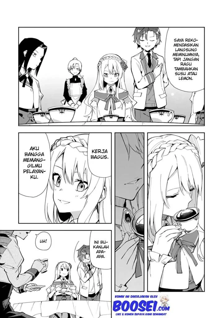 Halaman 12 — Akuyaku Reijou no Shitsuji-sama: Hametsu Flag wa Ore ga Tsubusasete Itadakimasu Chapter 7