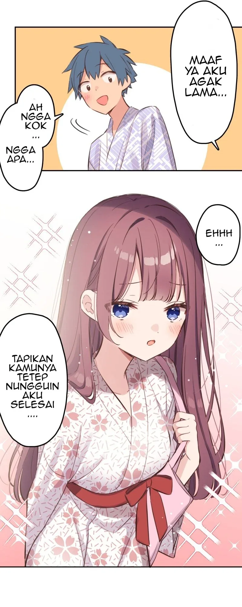Halaman 4 — Waka-chan Is Flirty Again Chapter 176