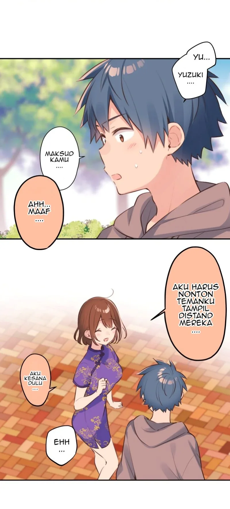 Halaman 4 — Waka-chan Is Flirty Again Chapter 80