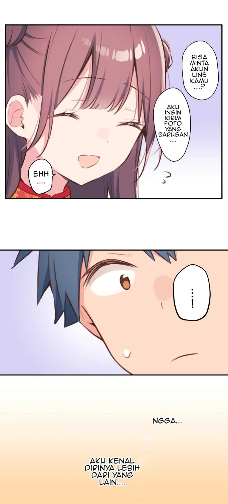 Halaman 19 — Waka-chan Is Flirty Again Chapter 80