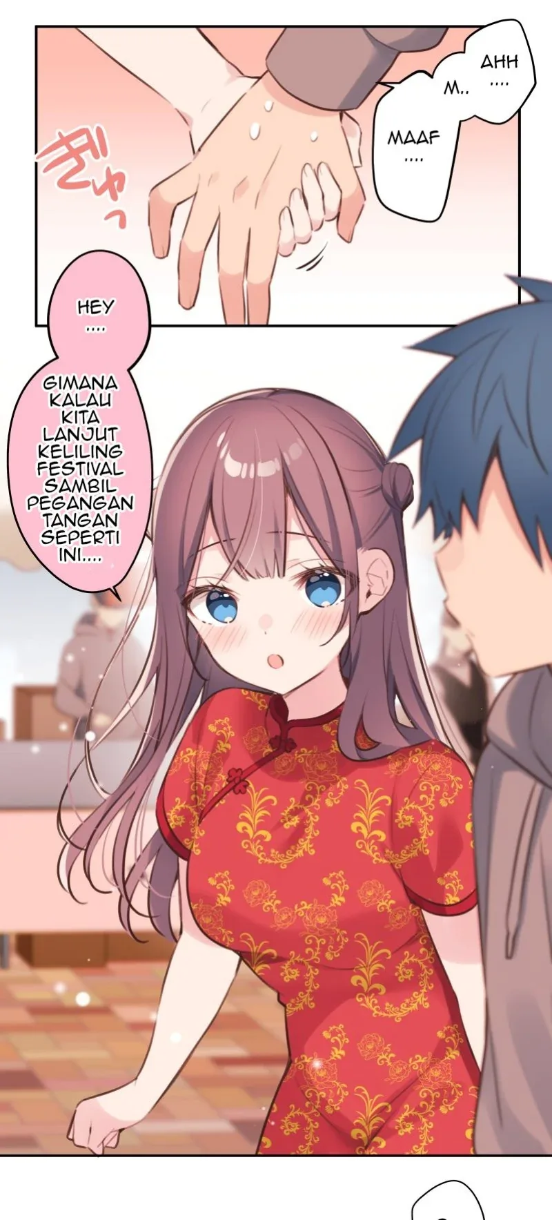 Halaman 28 — Waka-chan Is Flirty Again Chapter 80