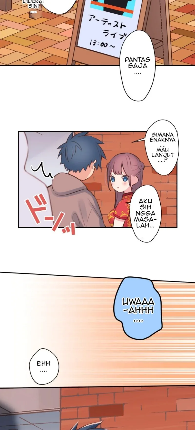 Halaman 34 — Waka-chan Is Flirty Again Chapter 80