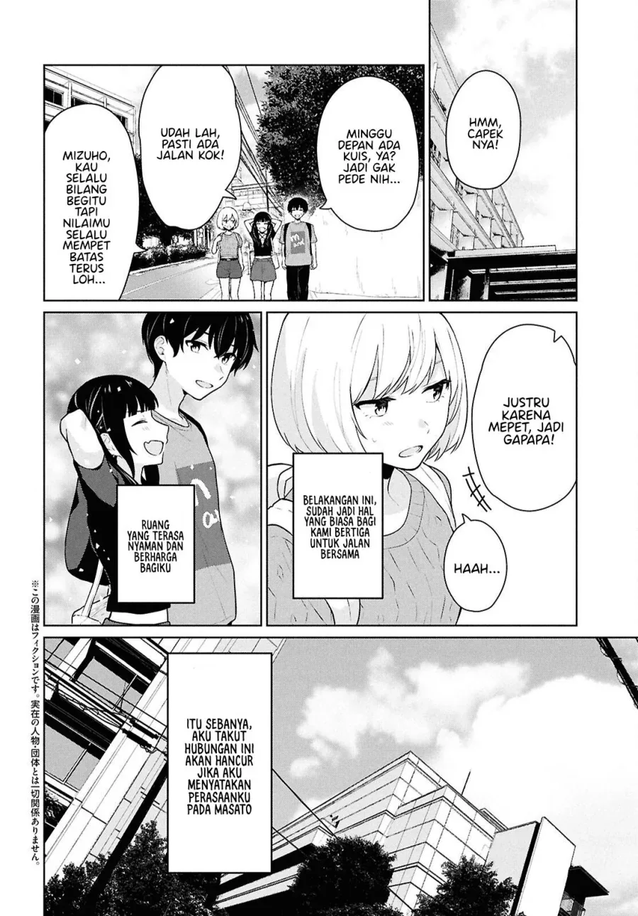 Halaman 3 — Danjo Hi 1:5 no Sekai demo Futsuu ni Ikirareru to Omotta? Gekiomo Kanjou na Kanojo-tachi ga Mujikaku Danshi ni Hanrou saretara Chapter 13