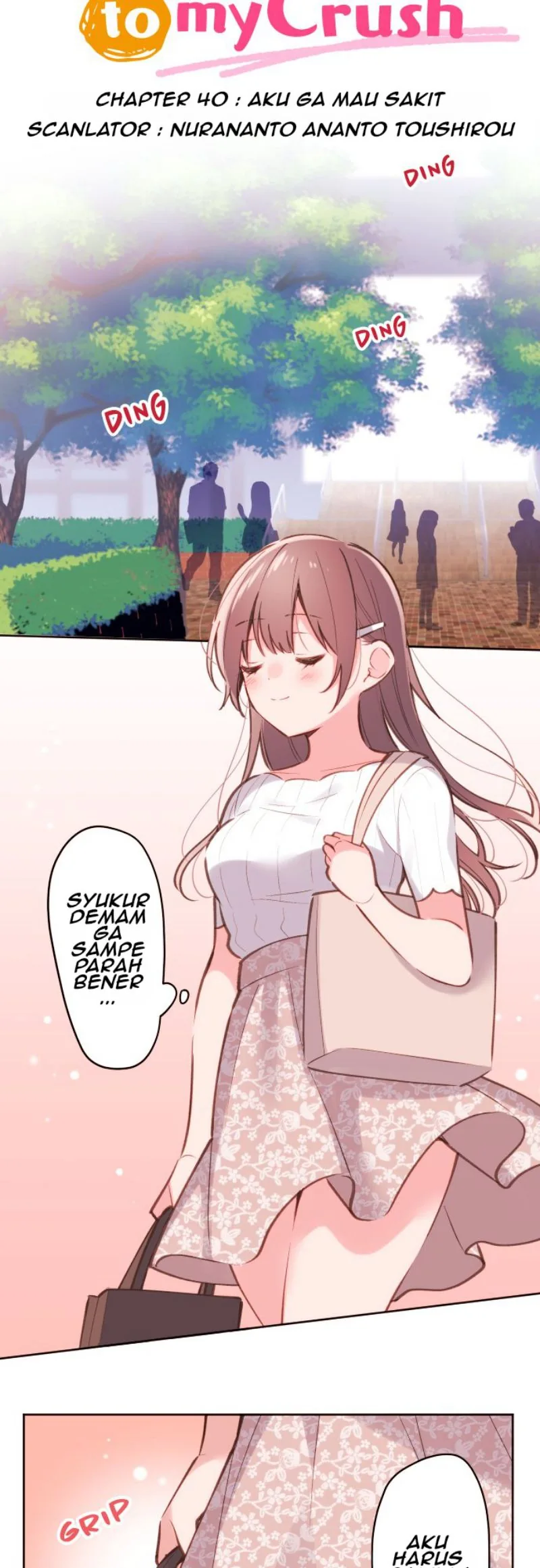 Halaman 4 — Waka-chan Is Flirty Again Chapter 40
