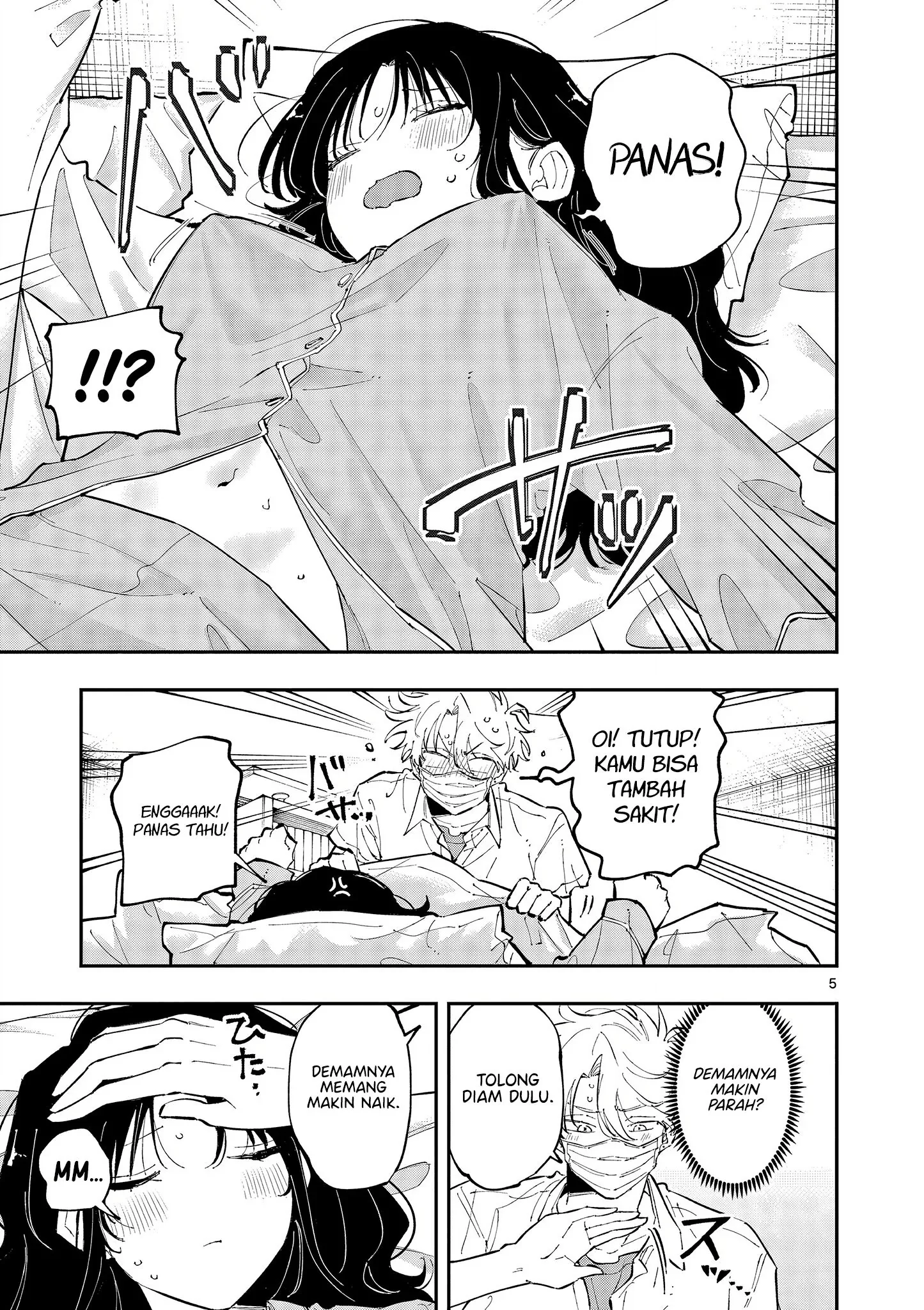 Halaman 5 — Tonari no Seki no Yatsu ga Souiu Me de Mitekuru Chapter 49