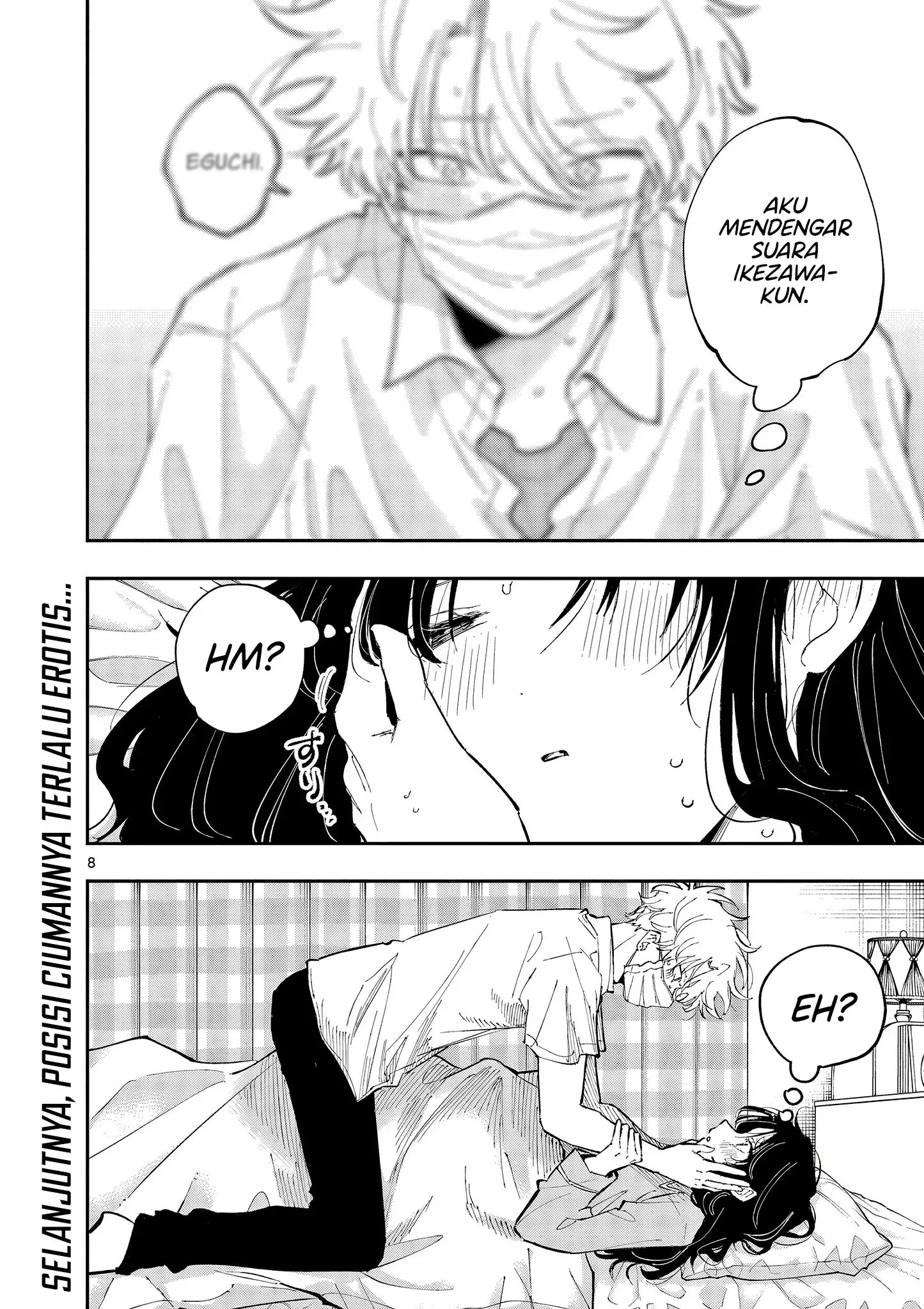 Halaman 8 — Tonari no Seki no Yatsu ga Souiu Me de Mitekuru Chapter 49