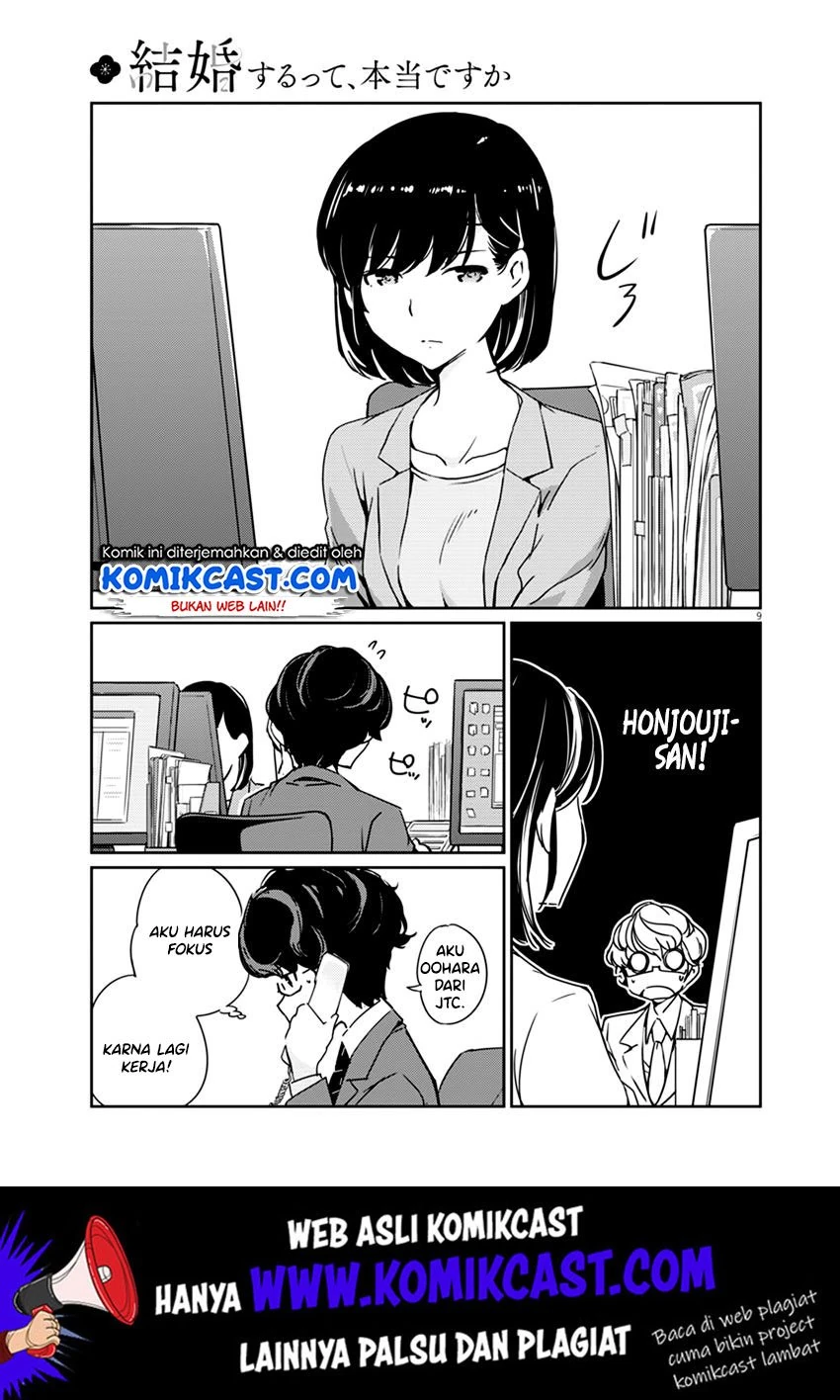 Halaman 8 — Kekkon suru tte, Hontou desu ka Chapter 1