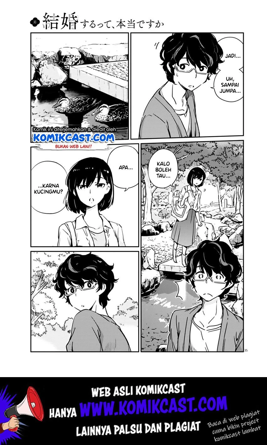 Halaman 33 — Kekkon suru tte, Hontou desu ka Chapter 1
