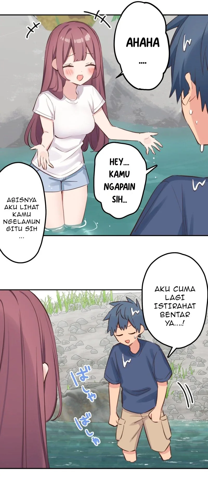 Halaman 18 — Waka-chan Is Flirty Again Chapter 203