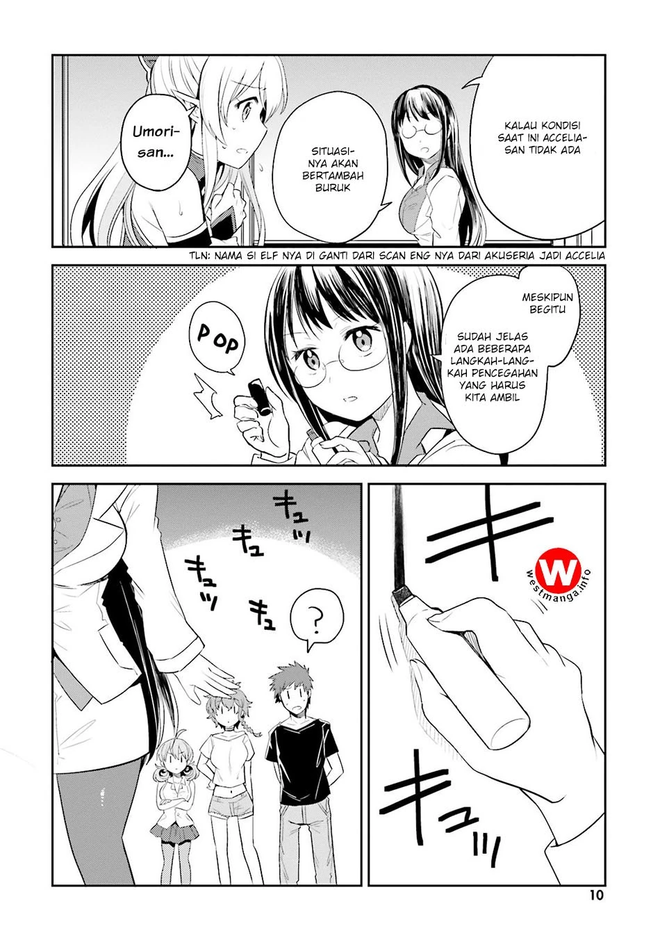 Halaman 8 — Elf Yome to Hajimeru Isekai Ryoushu Seikatsu Chapter 6