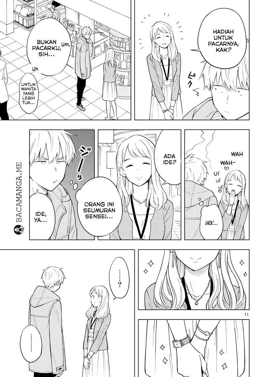 Halaman 11 — Sensei wa Koi wo Oshierarenai Chapter 12