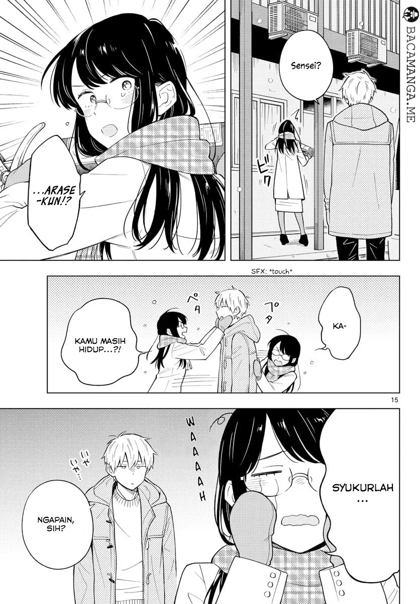 Halaman 15 — Sensei wa Koi wo Oshierarenai Chapter 12