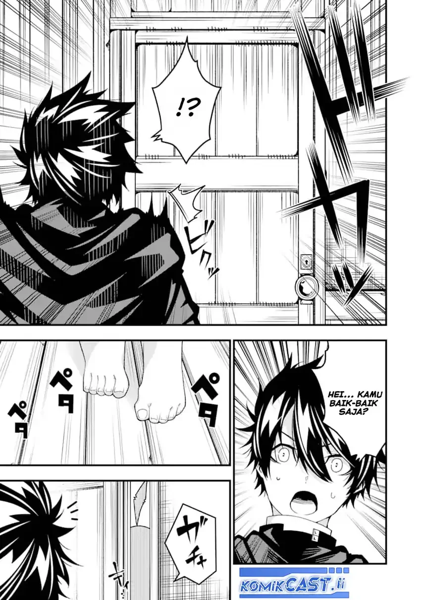 Halaman 9 — Ore ni wa Kono Kuragari ga Kokochi Yokatta: Zetsubou kara Hajimaru Isekai Seikatsu, Kami no Kimagure de Kyousei Haishinchuu Chapter 34