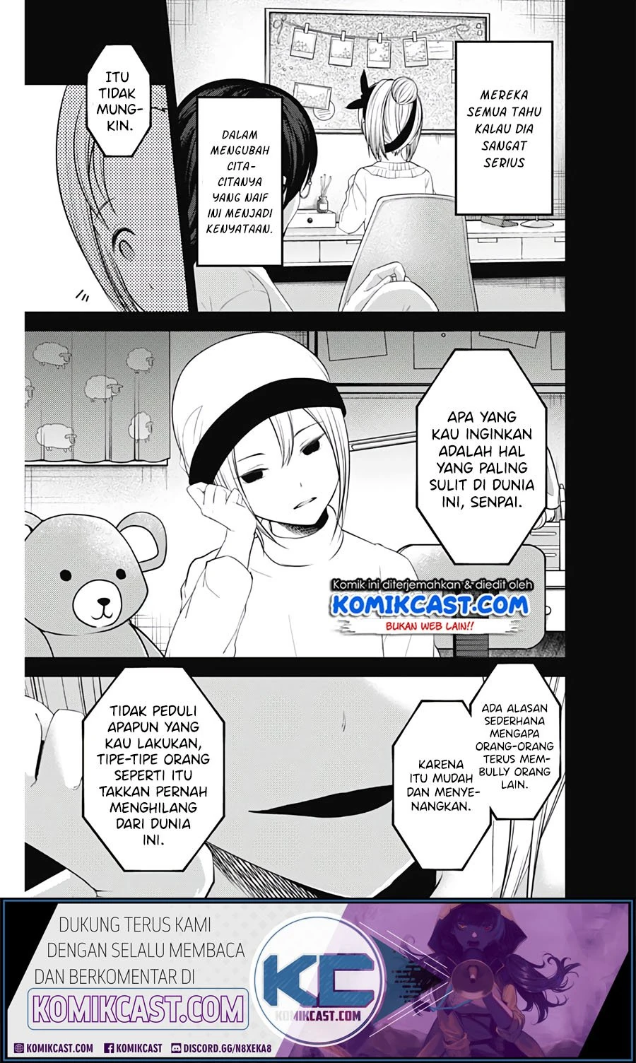 Halaman 7 — Kaguya-sama wa Kokurasetai: Tensai-tachi no Renai Zunousen Chapter 201