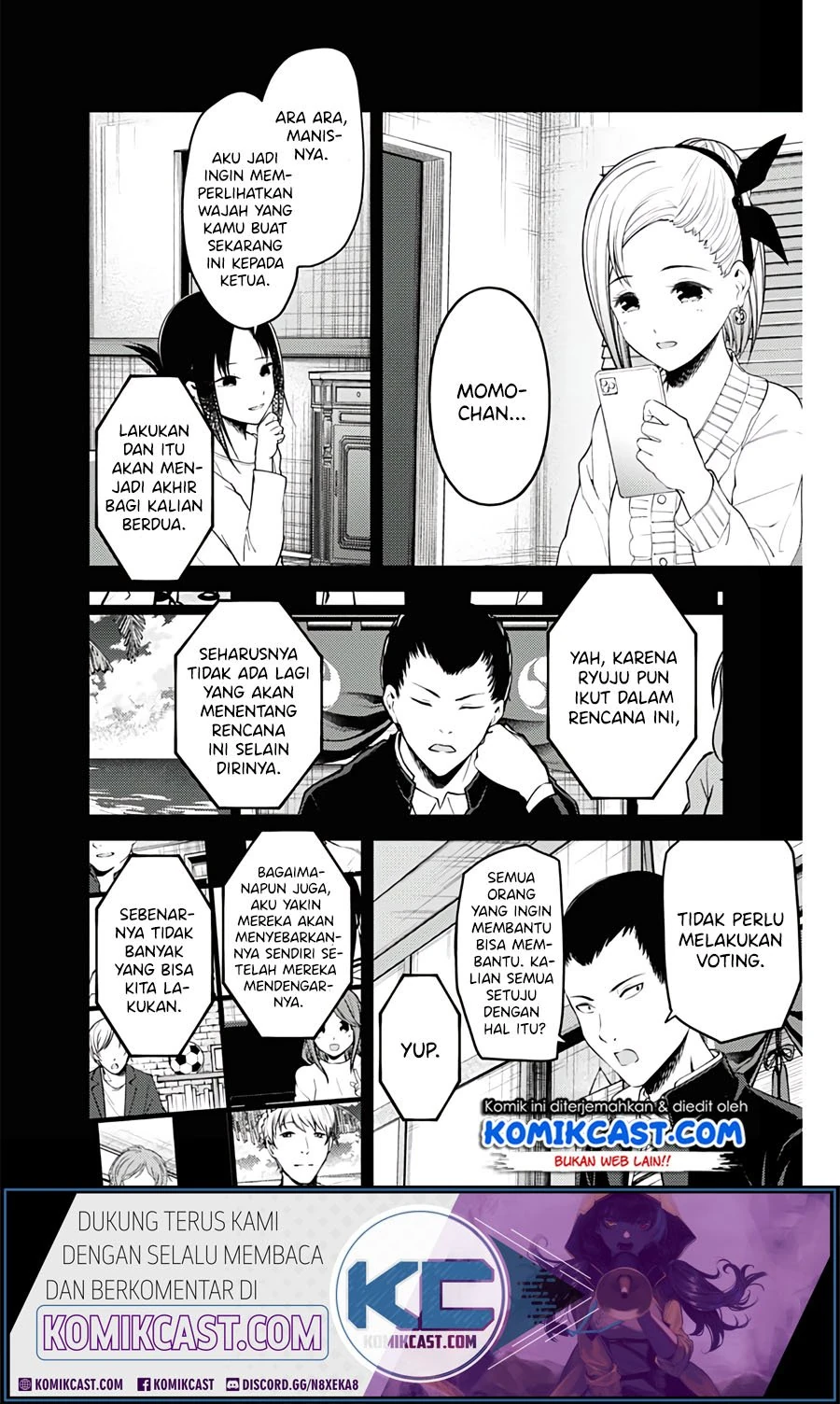 Halaman 15 — Kaguya-sama wa Kokurasetai: Tensai-tachi no Renai Zunousen Chapter 201
