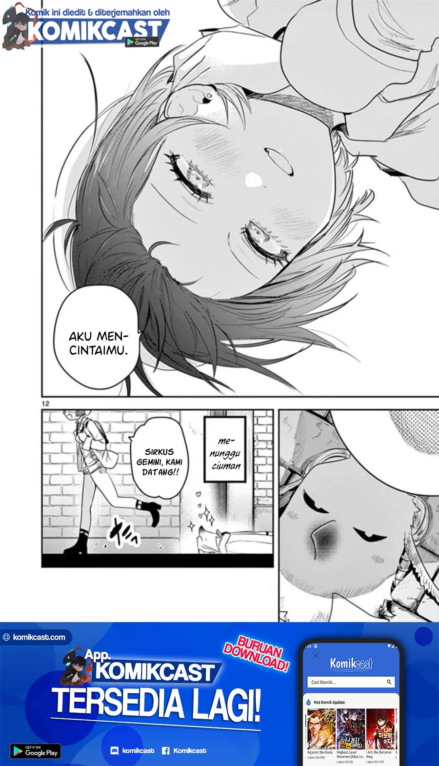 Halaman 11 — Shinigami Bocchan to Kuro Maid Chapter 182