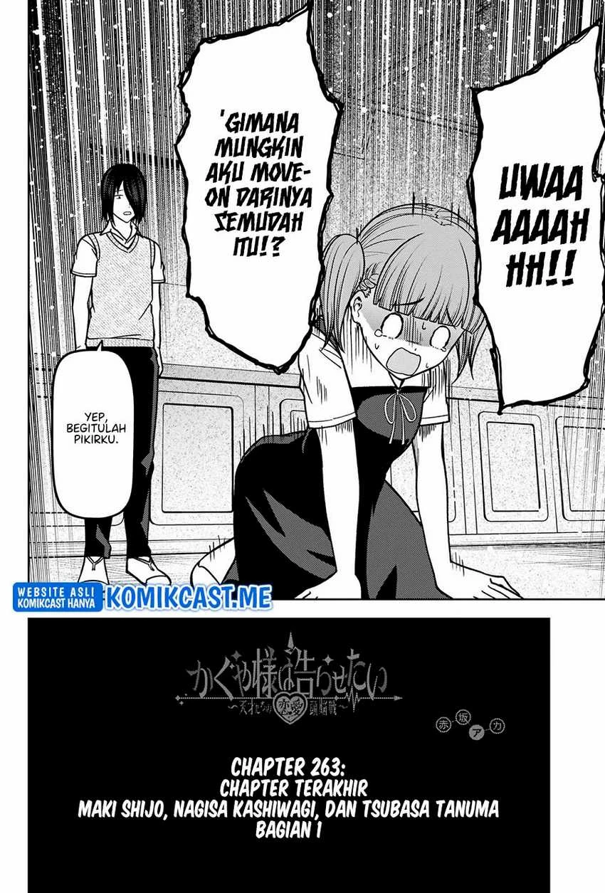 Halaman 3 — Kaguya-sama wa Kokurasetai: Tensai-tachi no Renai Zunousen Chapter 273