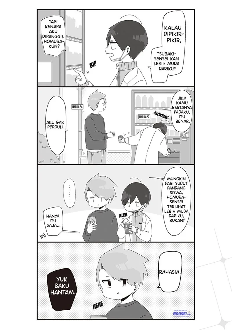 Halaman 4 — Homura-sensei wa Tabun Motenai Chapter 22