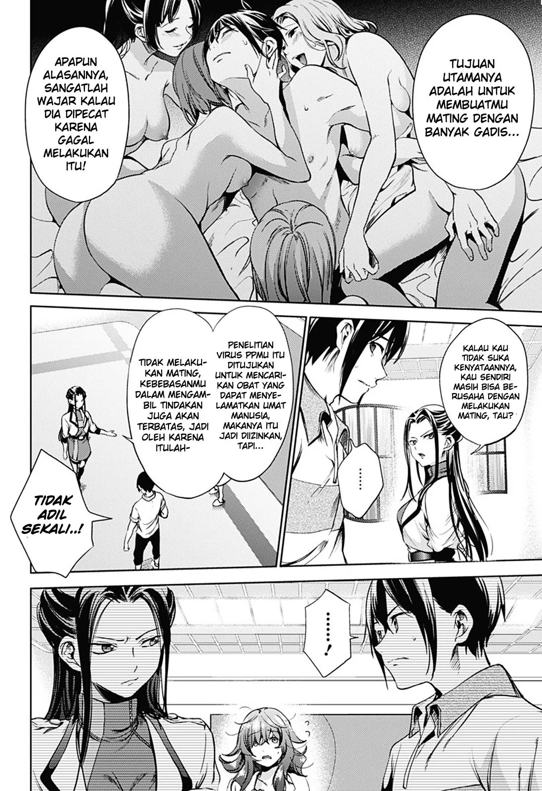 Halaman 6 — Shuumatsu no Harem Chapter 21