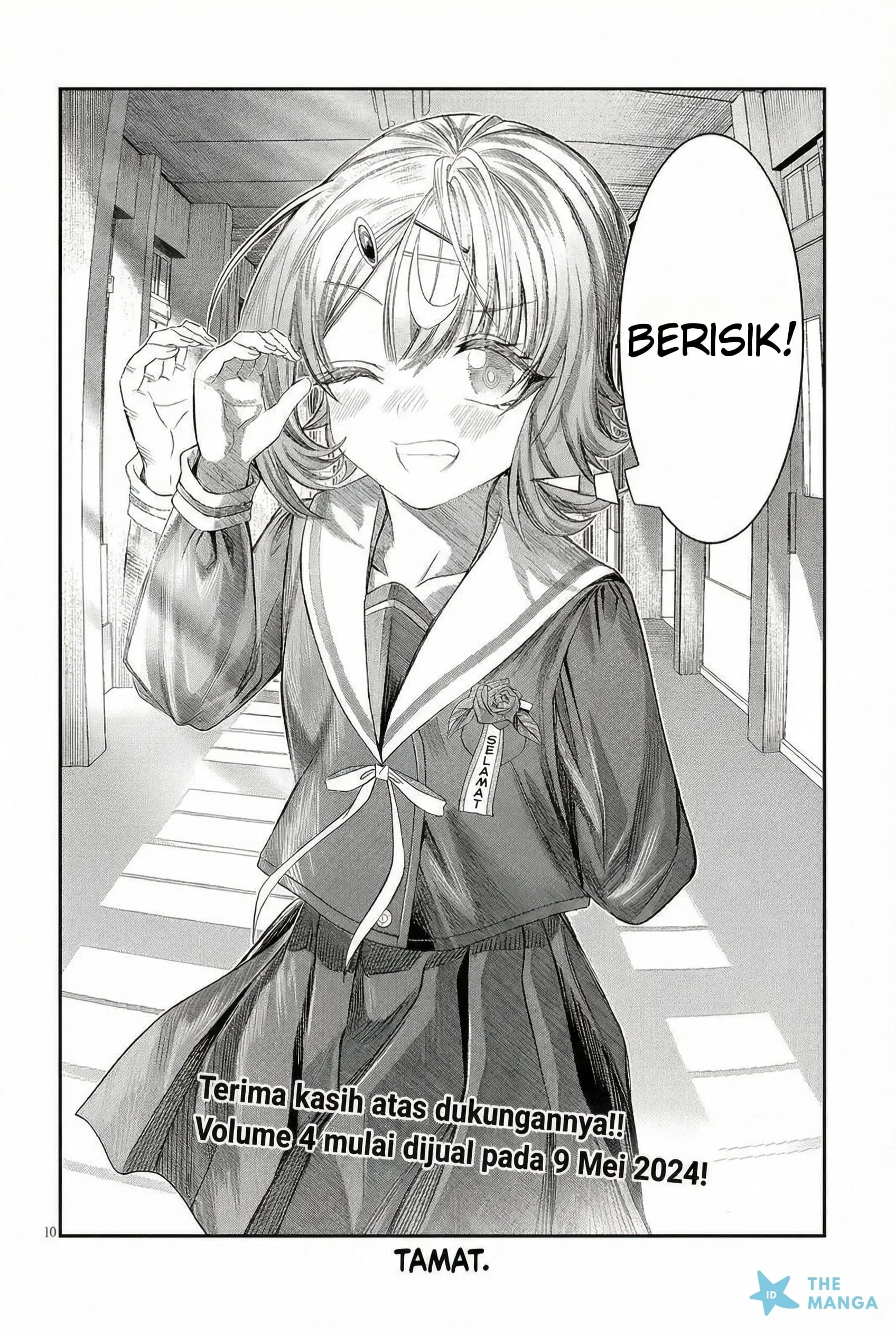 Halaman 9 — Kimi wa Yakamashi Tojite yo Kuchi wo! Chapter 48