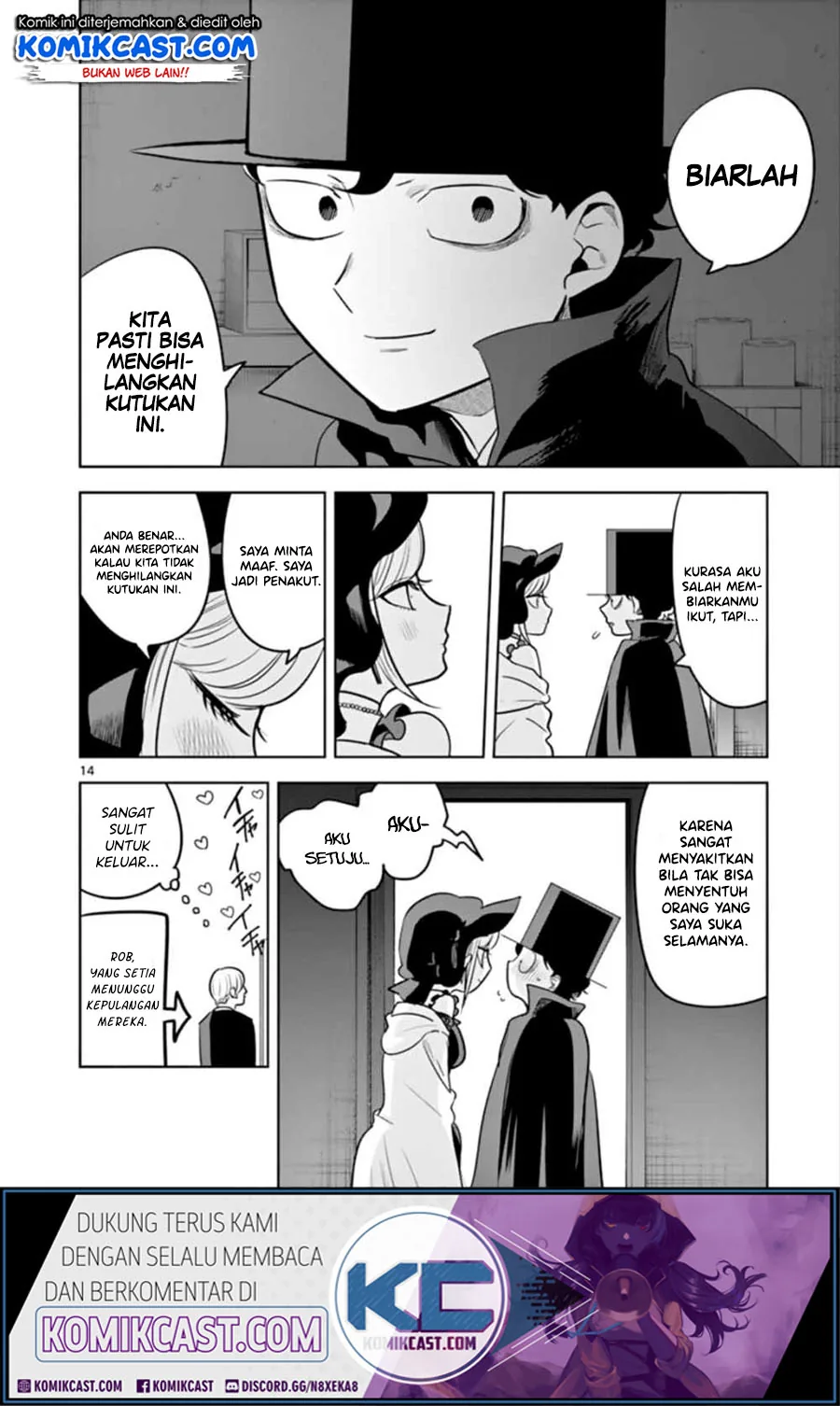 Halaman 13 — Shinigami Bocchan to Kuro Maid Chapter 40