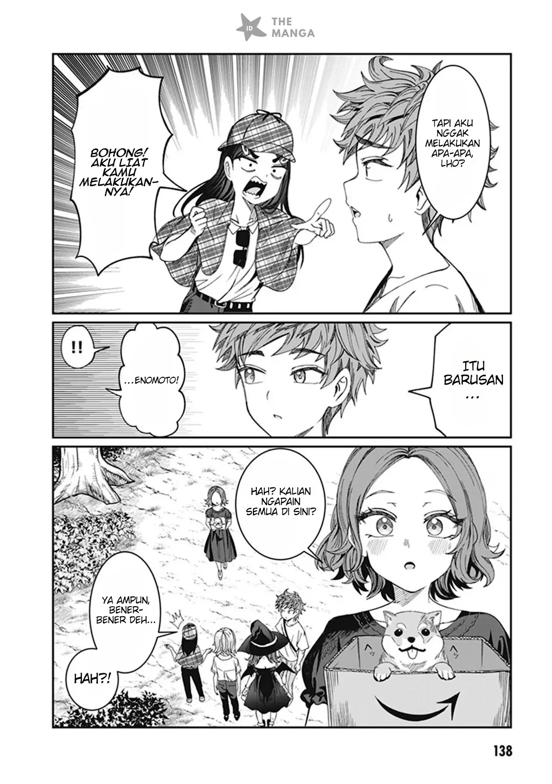 Halaman 9 — Kimi wa Yakamashi Tojite yo Kuchi wo! Chapter 32