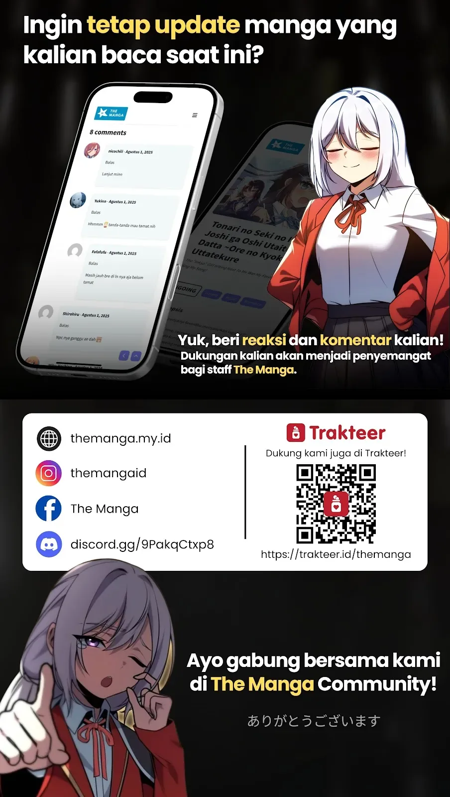 Halaman 11 — Kimi wa Yakamashi Tojite yo Kuchi wo! Chapter 32