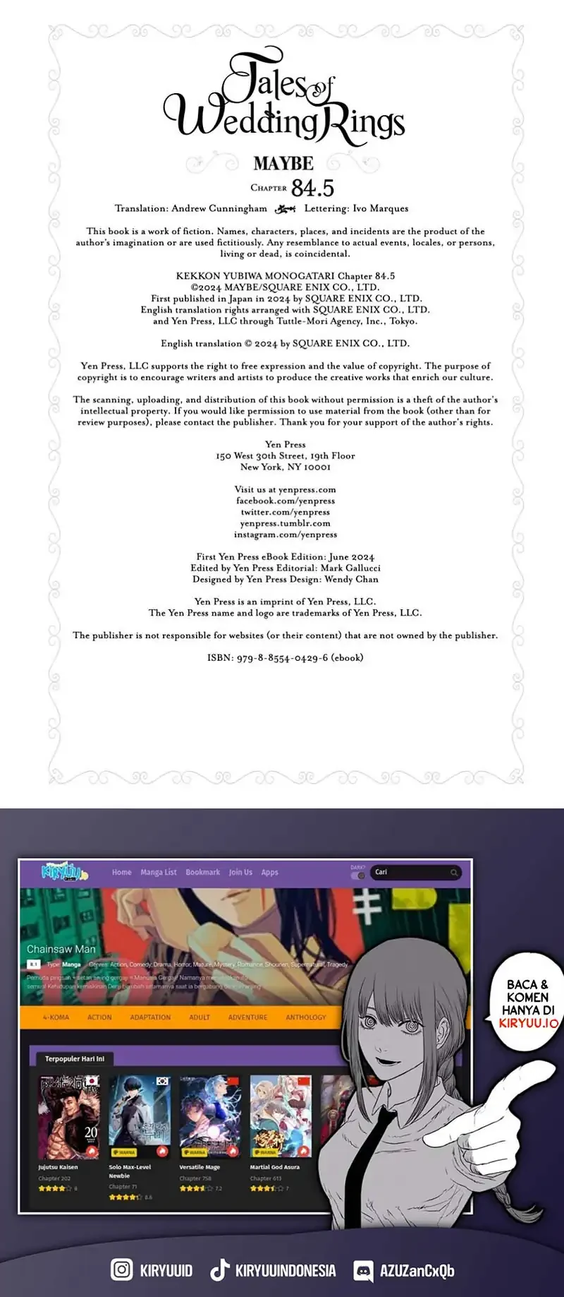Halaman 19 — Kekkon Yubiwa Monogatari Chapter 84.2