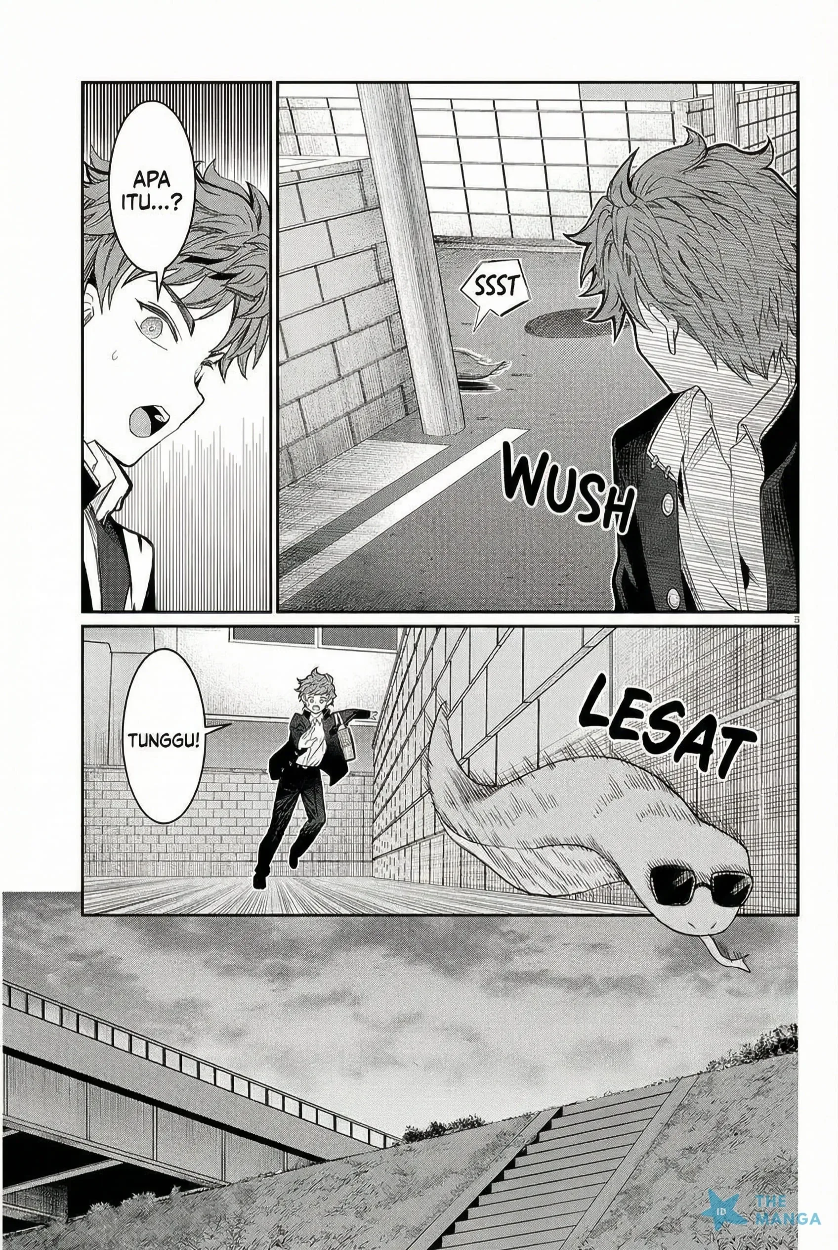 Halaman 4 — Kimi wa Yakamashi Tojite yo Kuchi wo! Chapter 47