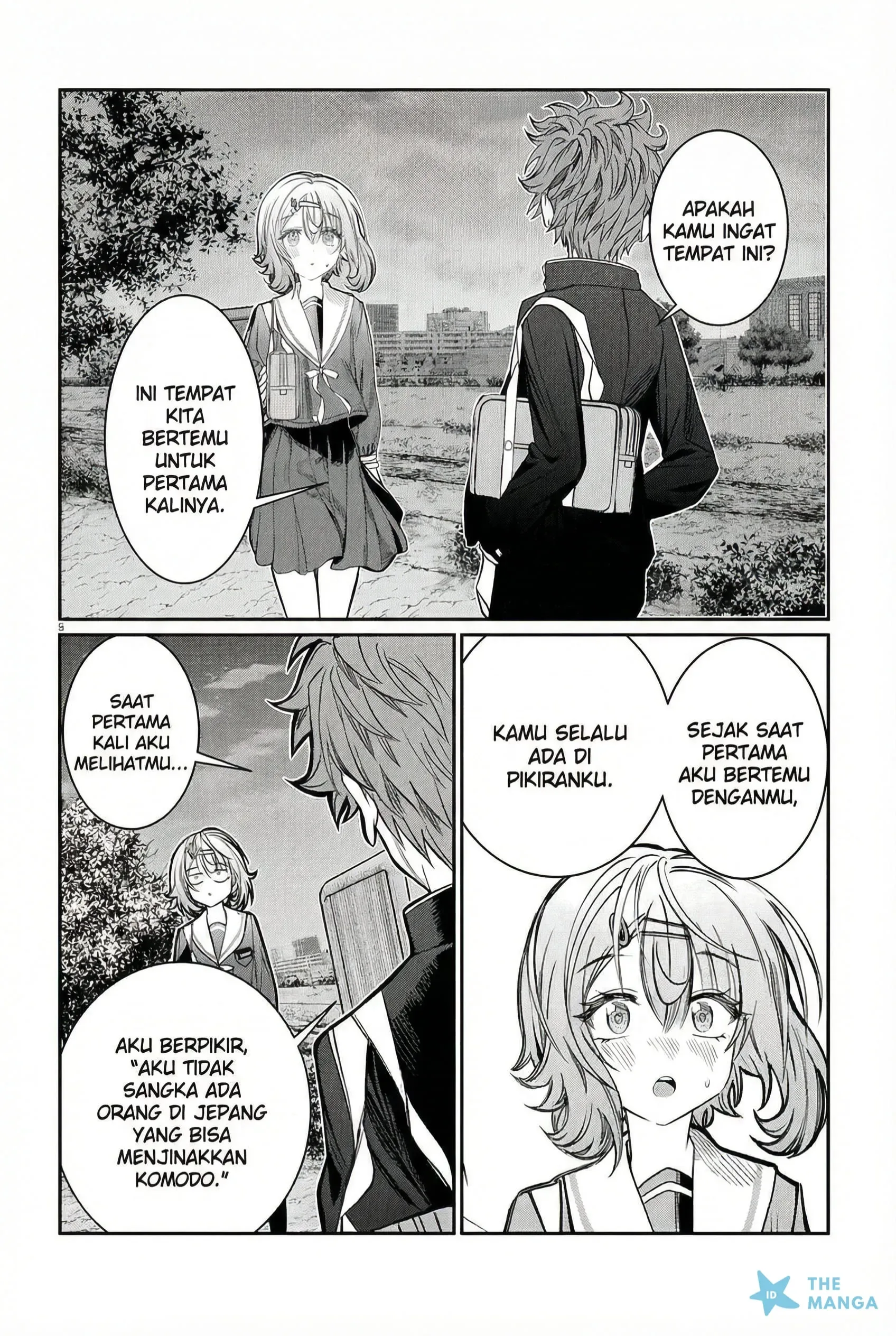 Halaman 7 — Kimi wa Yakamashi Tojite yo Kuchi wo! Chapter 47